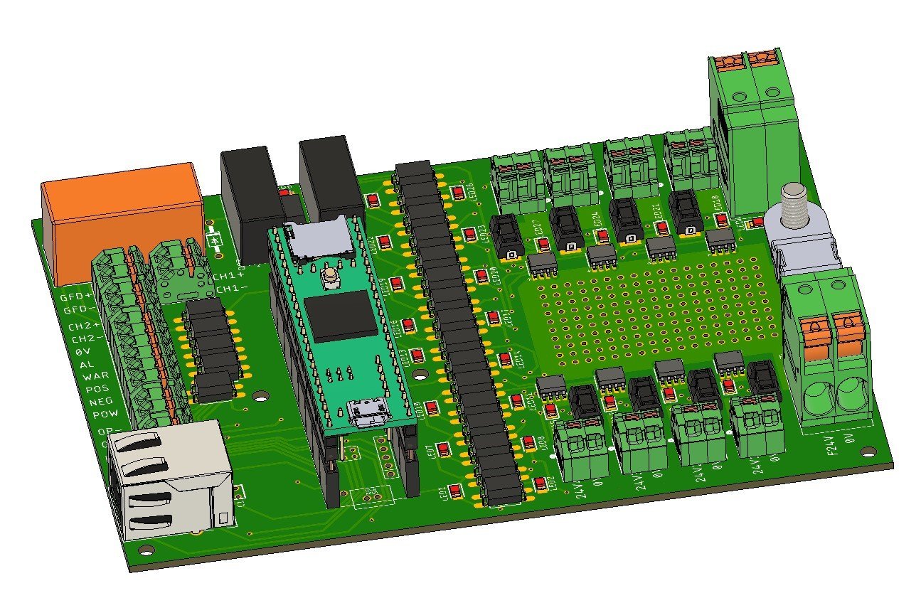 DROV-PCB-086 REV1 8CH 24V switch with BFI and megacon input